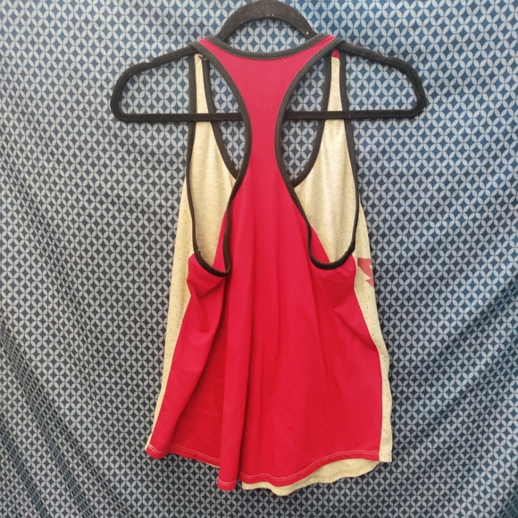 NFL Team Apparel - Women's red and grey Arizona Cardinals tank top. Size - XL - Picture 7 of 7